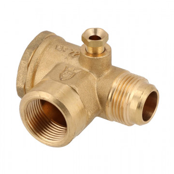 Non-return valve 3/4" female x 3/4" female x 1/8" female