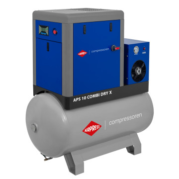 Schroefcompressor APS 10 Combi Dry X 10 bar 10 pk/7.5 kW 920 l/min 500 l