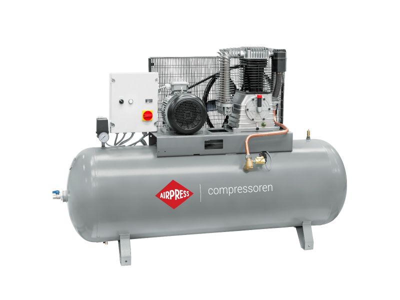 Compressor HK 1500-500 SD Pro 14 bar 10 pk/7.5 kW 686 l/min 500 l ster-driehoek schakelaar