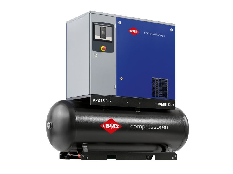 Schroefcompressor APS 15D G3 Combi Dry 10 bar 15 pk/11 kW 1550 l/min 500 l