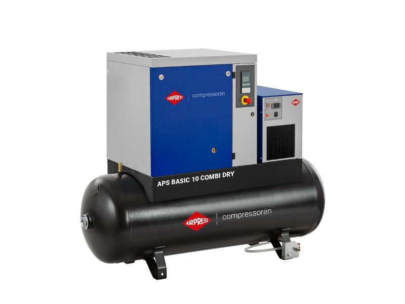 Schroefcompressor APS 10 Basic Combi Dry 10 bar 10 pk/7.5 kW 996 l/min 500 l
