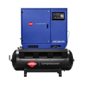 Stille Compressor APZ 600-270 10 bar 5.5 pk / 4 kW 650 l/min 270 l