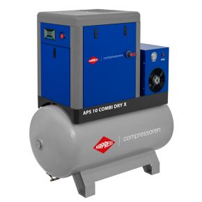 Schroefcompressor APS 10 Combi Dry X 10 bar 10 pk/7.5 kW 920 l/min 500 l