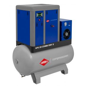 Schroefcompressor APS 20 Combi Dry X 10 bar 20 pk/15 kW 1870 l/min 500 l
