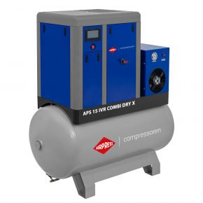 Schroefcompressor APS 15 IVR Combi Dry X 10 bar 15 pk/11 kW 380-1410 l/min 500 l