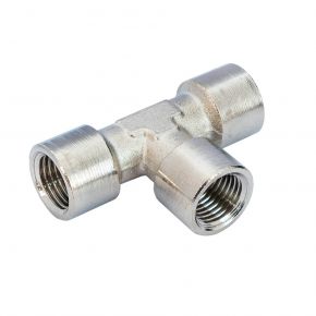 T-stuk koppeling 1/4" inwendig