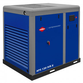 Schroefcompressor APS 120 IVR X 10 bar 120 pk/90 kW 4850-14500 l/min