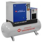Schroefcompressor APS 20 Basic Combi Dry 10 bar 20 pk/15 kW 1680 l/min 500 l