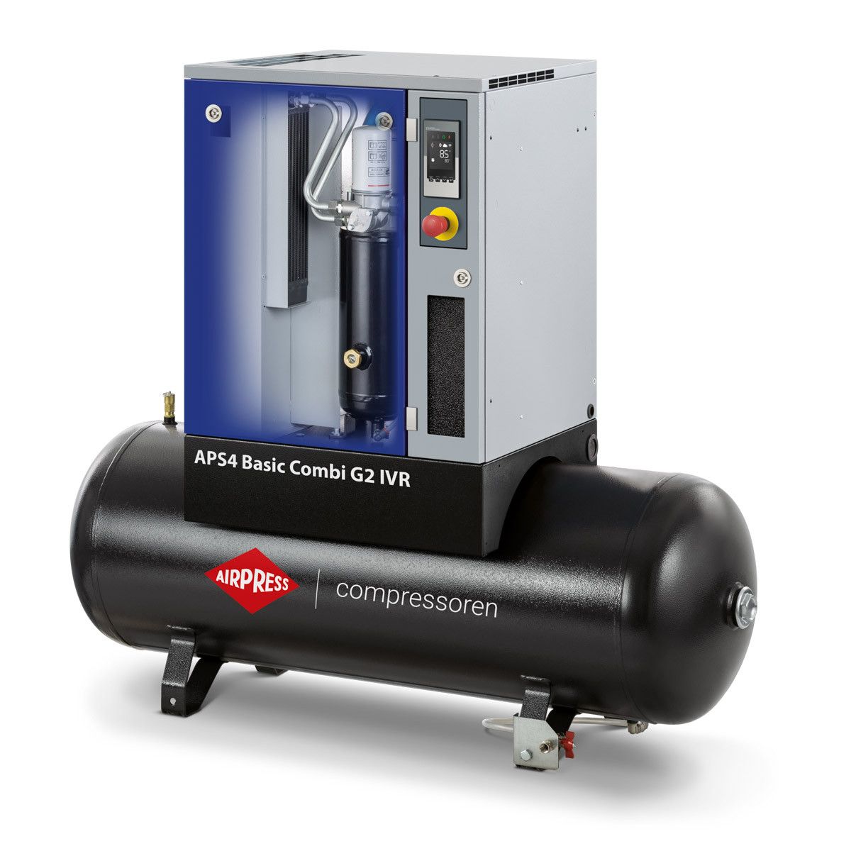Schroefcompressor APS Basic 4 Combi G2 IVR 10 bar 4 pk/3 kW 1152 l/min 200 l