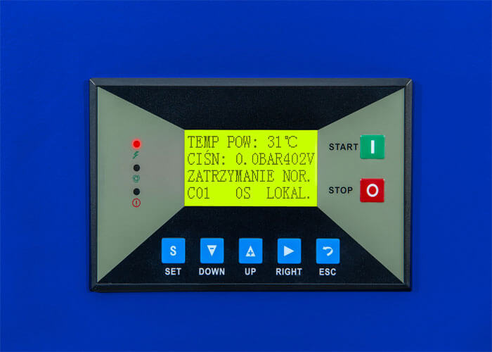 MAM-860 kleuren touchscreen op de APS 20 IVR Combi Dry X